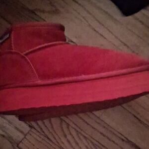 BearPaw Kids Red Boots
